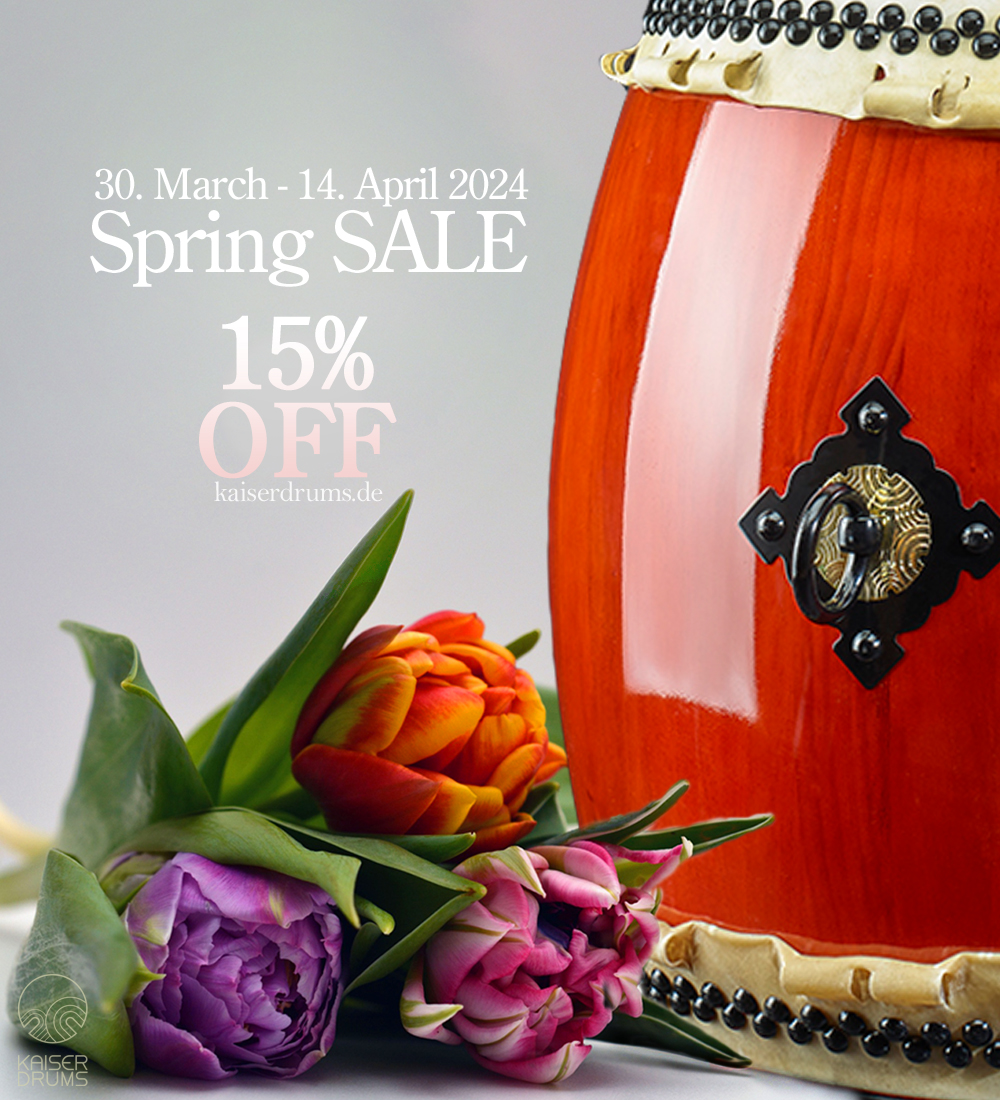 Spring SALE, 15% off from 30.03.-14.04.2024
