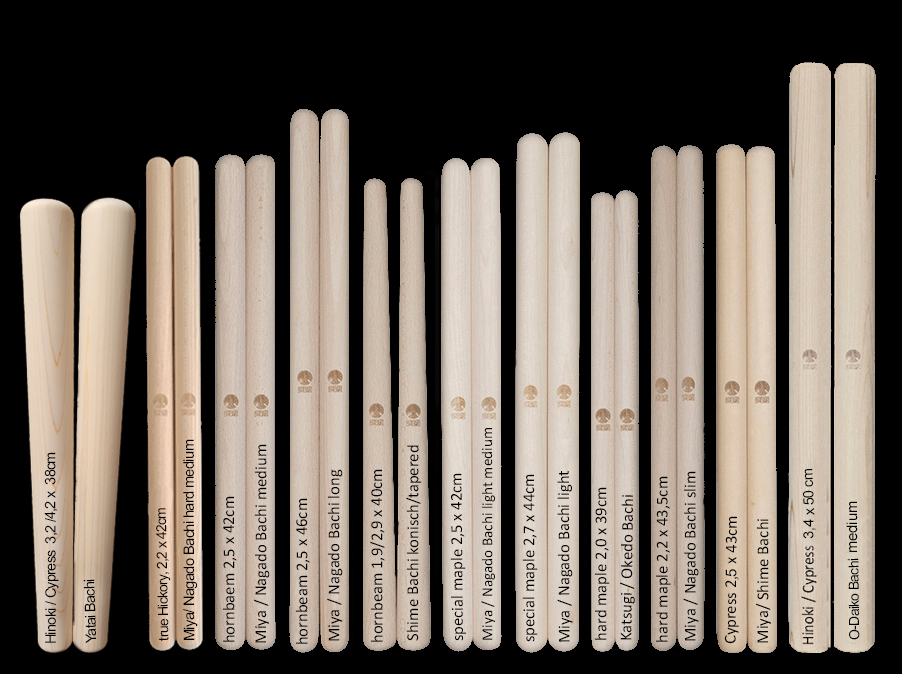 KAISER DRUMS Taiko Bachi collection!